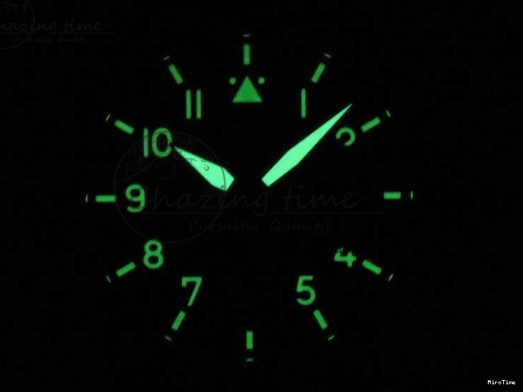 MIROTIME 0306 Big Pilot IW501004 Titanium ZF 1:1 Best Edition Black Dial On Brown Leather Strap A ZeroBulk 7212